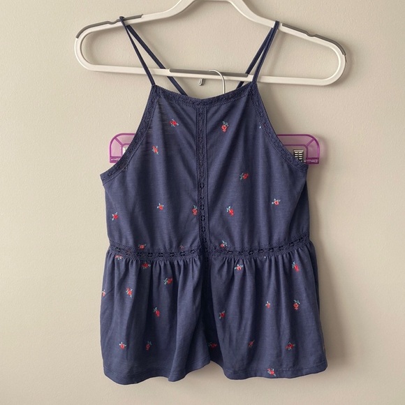 Coco and Jaimeson women’s blue tank top - Picture 1 of 7